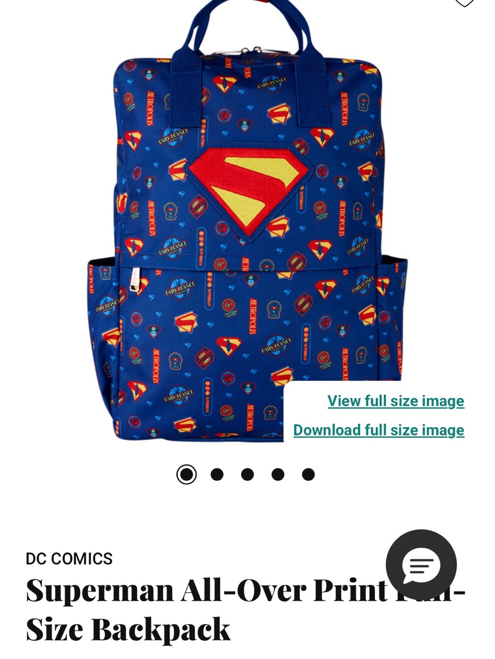 Brand new! Superman Loungefly